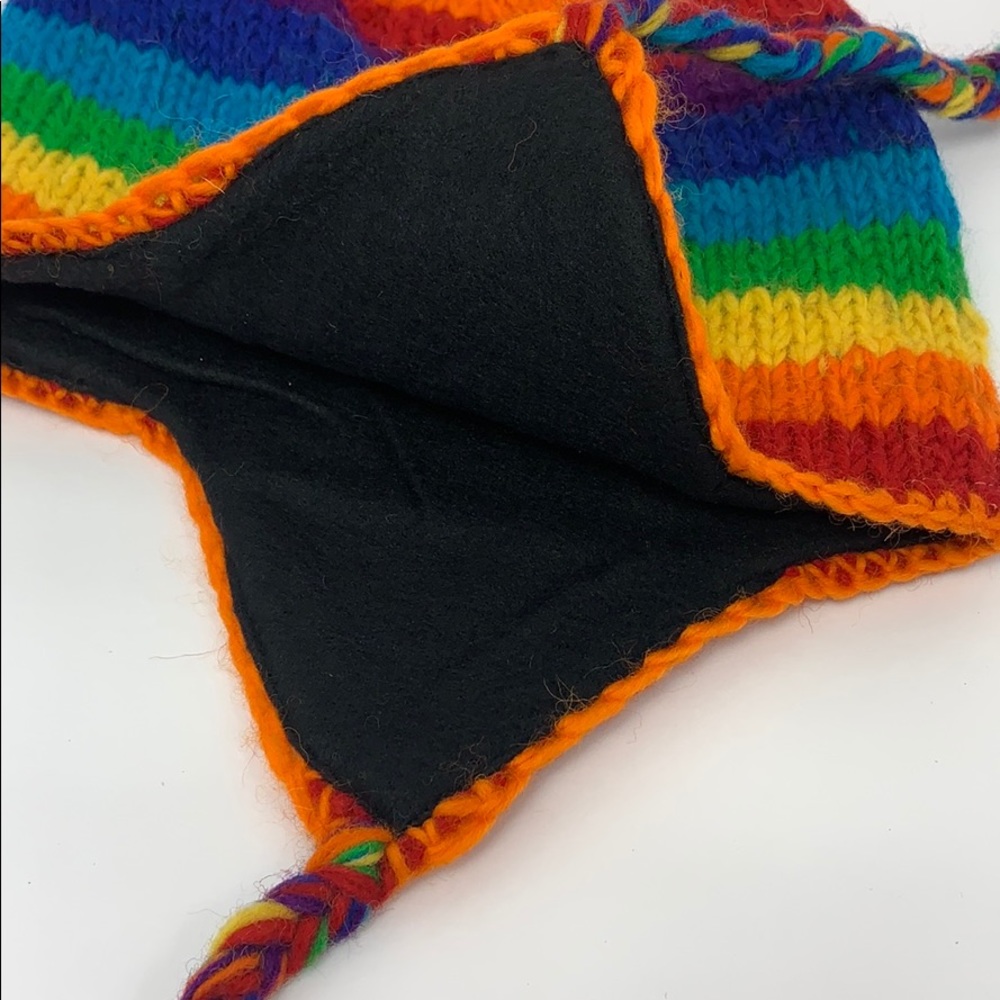 Hot Sale!!!Handmade Rainbow π hat - Picture 7 of 16
